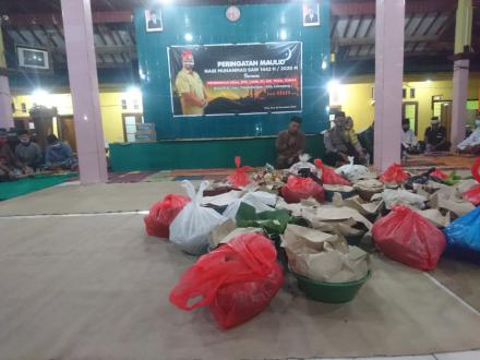 Acara Maulid Nabi Muhammad SAW. Desa Krai