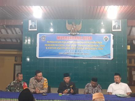 MUSRENBANGDES Krai T.A. 2023